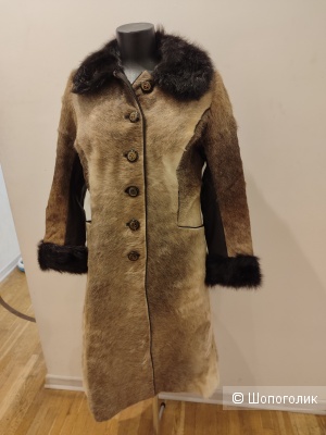 Шуба из меха оленя размер 44-46