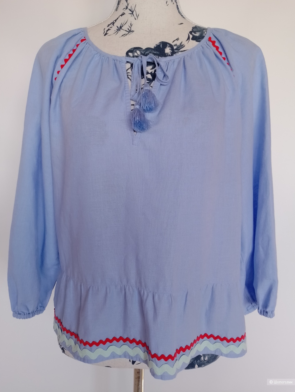 Костюм льняной J crew брюки и блузка, s-m