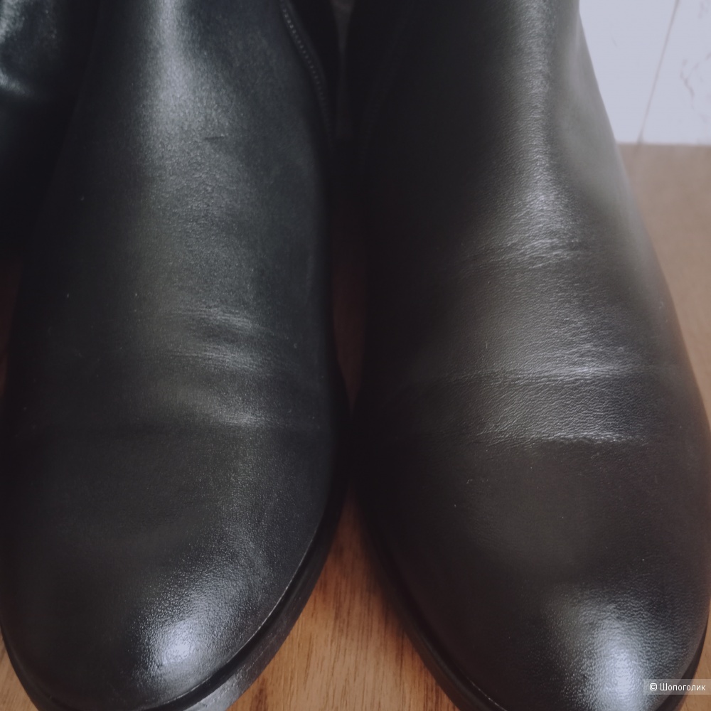 Ботфорты кожаные Berkonty 40 размер зимние