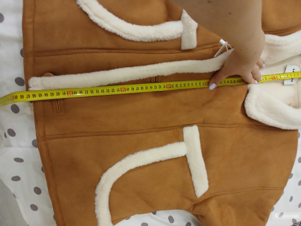 Дубленка в стиле Sandro р.46