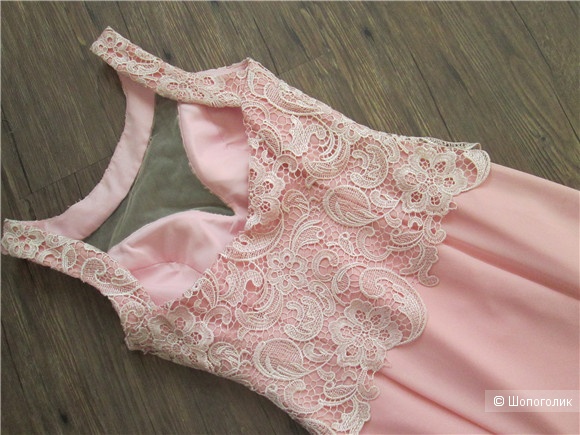 Платье с кружевом, китайский бренд, 42-44