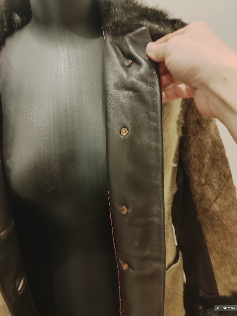 Шуба из меха оленя размер 44-46