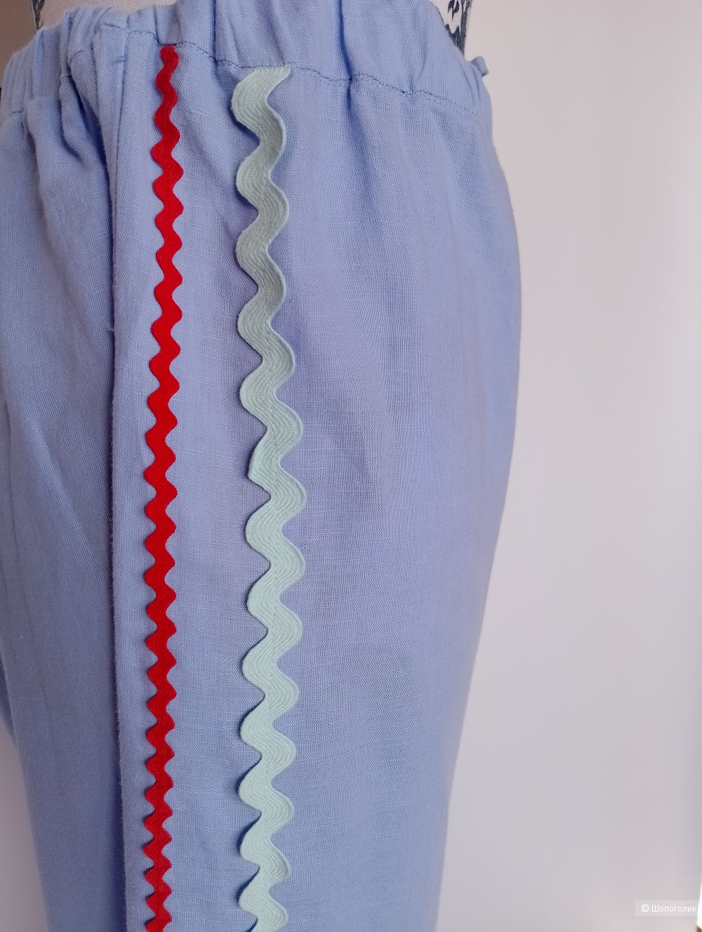 Костюм льняной J crew брюки и блузка, s-m