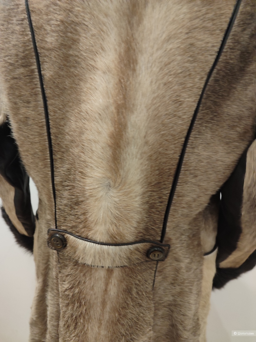 Шуба из меха оленя размер 44-46