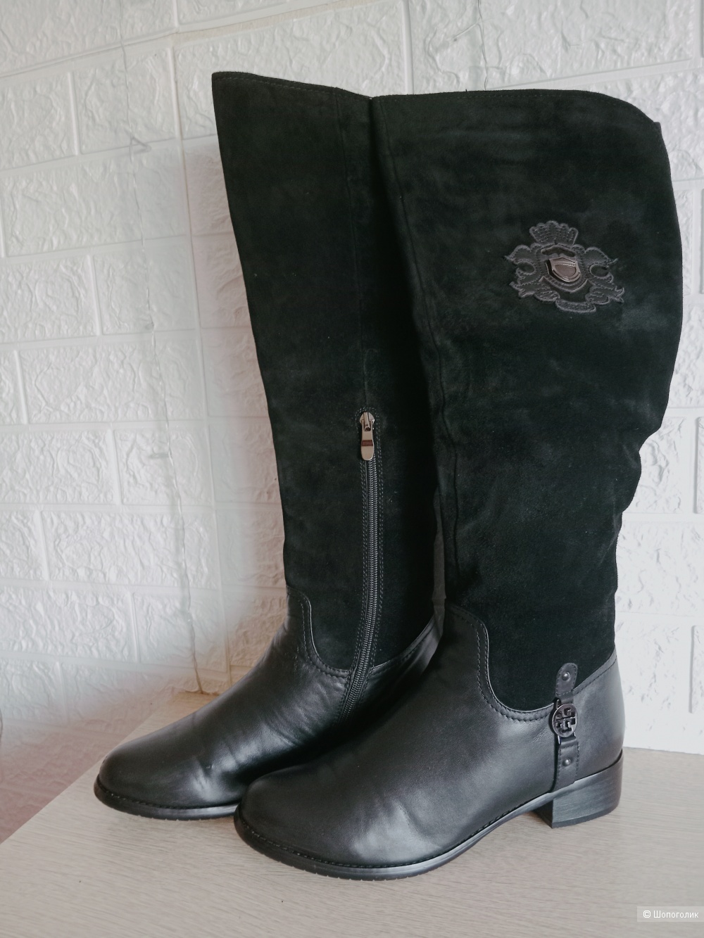 Сапоги зимние женские из натуральной кожи 40 размер