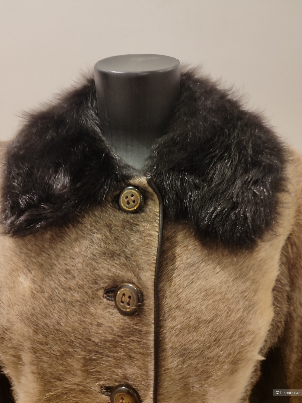 Шуба из меха оленя размер 44-46
