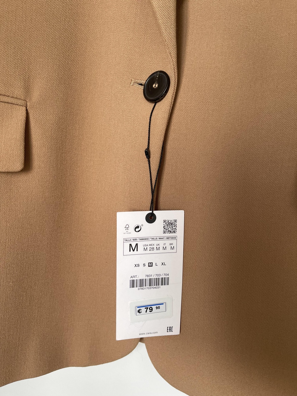 Пиджак/жакет/блейзер Zara размер М