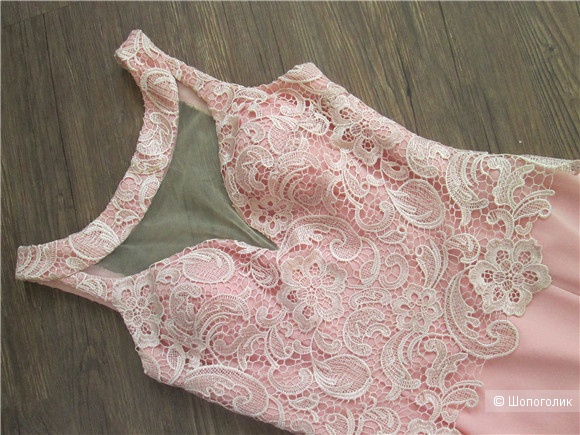 Платье с кружевом, китайский бренд, 42-44