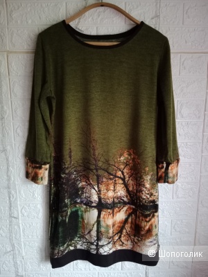 Шерстяное платье 48-50 размер