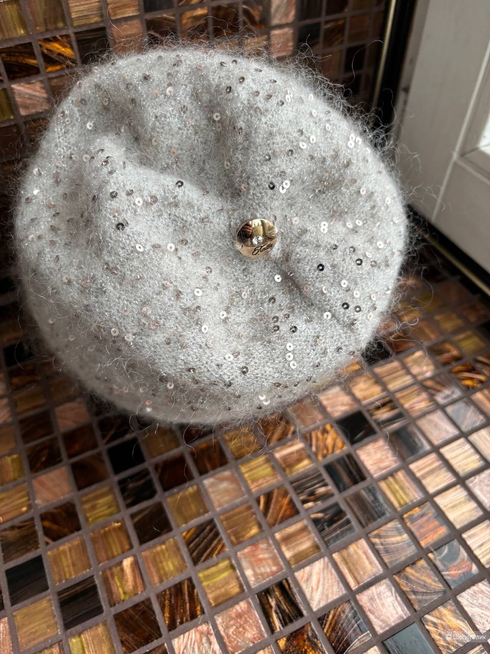 Шапка с пайетками Katta, размер 56-59