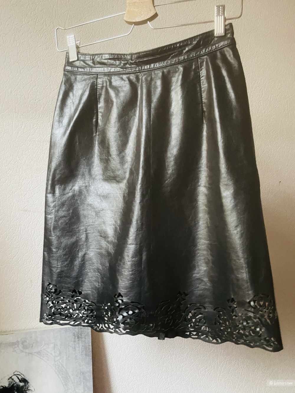 Юбка кожа no name, размер 42-44