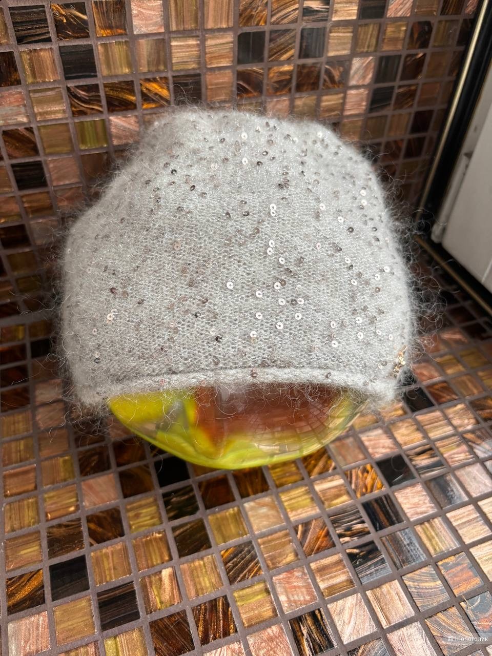 Шапка с пайетками Katta, размер 56-59