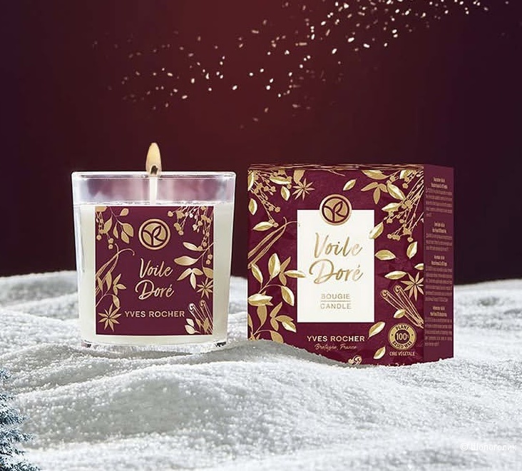 Парфюмированная свеча Voile Doré Yves Rocher. One size