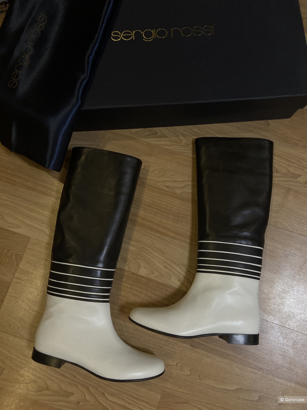 Сапоги Sergio Rossi маркировка 37