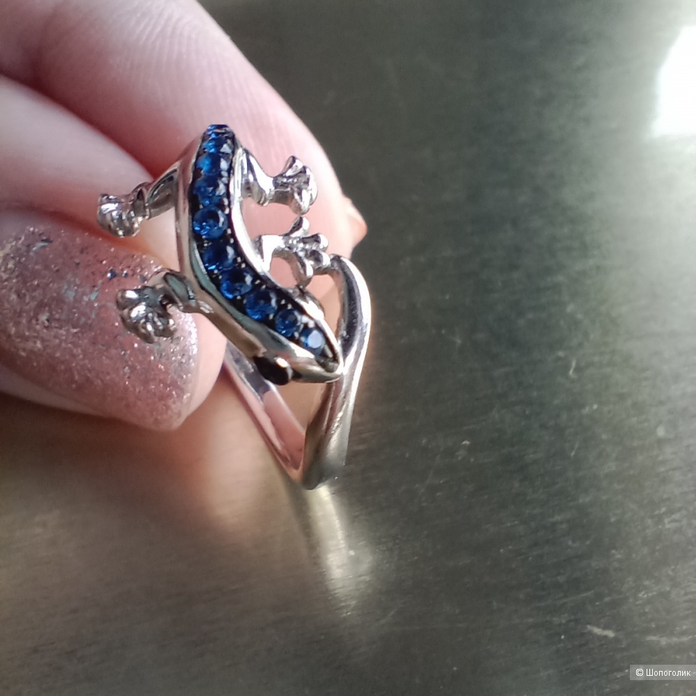 Серебряное кольцо Sandara Ящерица