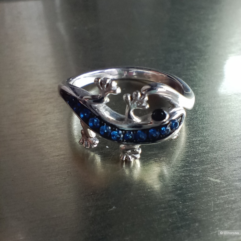 Серебряное кольцо Sandara Ящерица