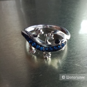 Серебряное кольцо Sandara Ящерица