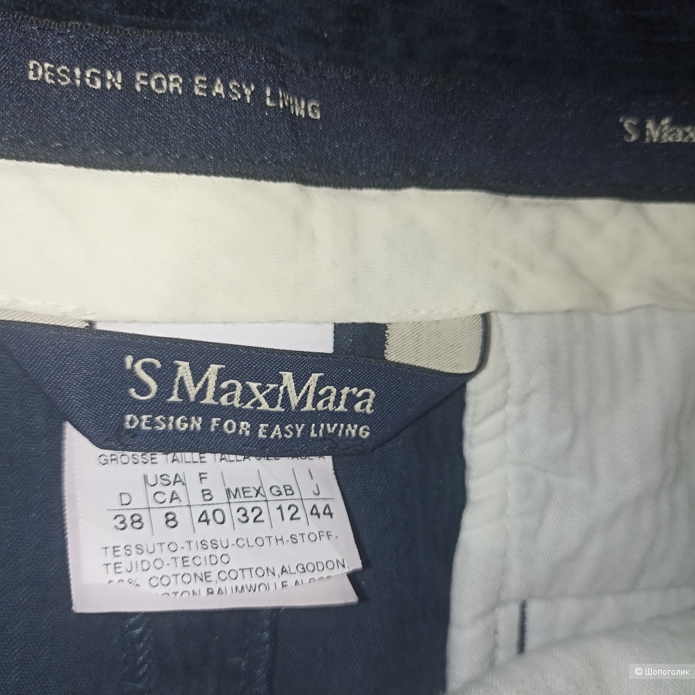 Max Mara 'S Max Mara вельветовые брюки р 46