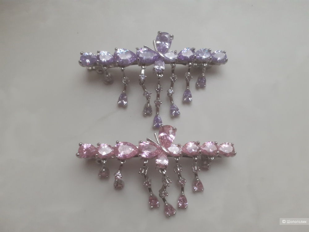 Комплект заколок для волос 2 штуки