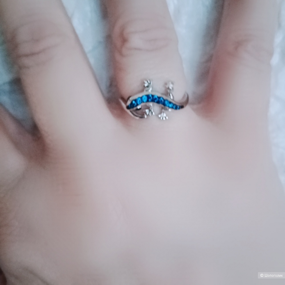 Серебряное кольцо Sandara Ящерица