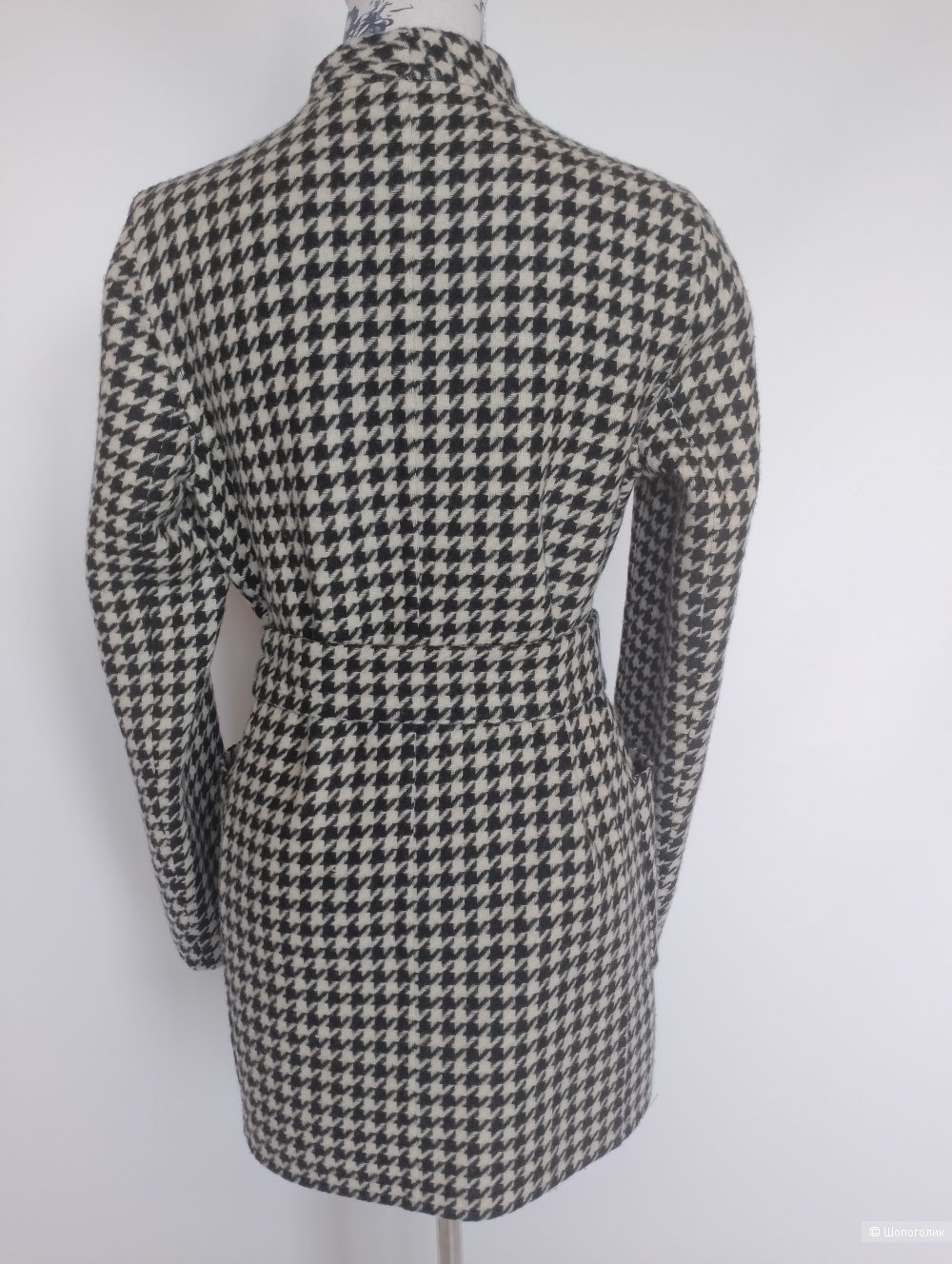 Костюм max mara жакет юбка гусиная лапка, Ит 42