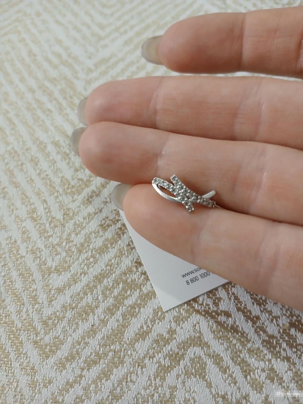 Серебряные серёжки Sokolov one size