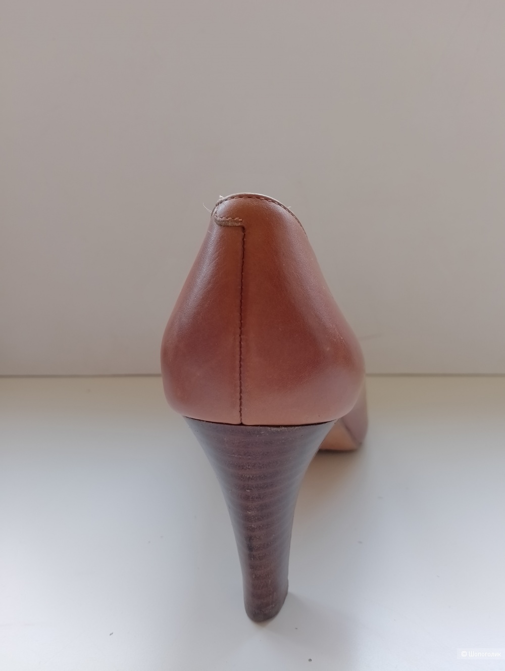 Туфли cole haan на каблуке коричневые, 9