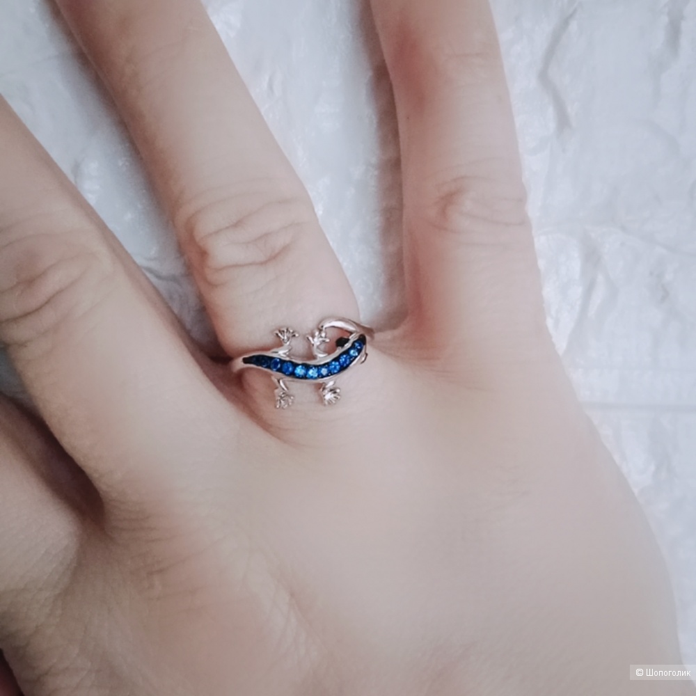 Серебряное кольцо Sandara Ящерица