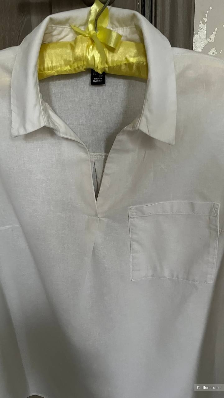 Льняная рубашка NEW LOOK размер uk10-eur38