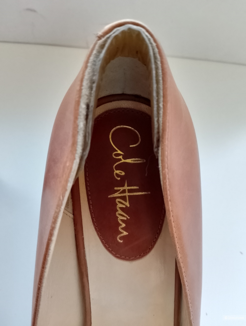 Туфли cole haan на каблуке коричневые, 9