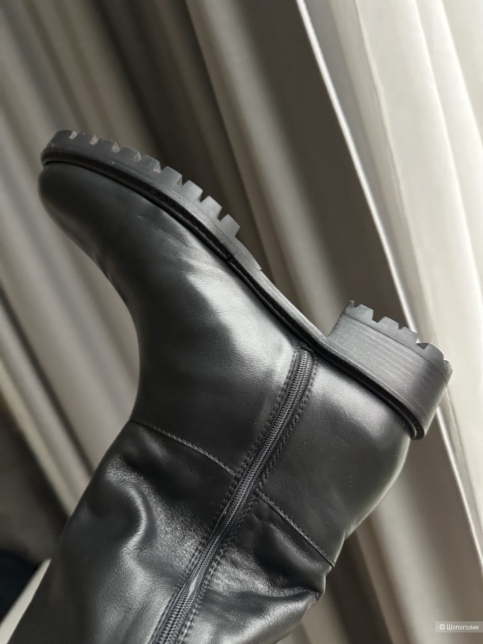 Max Mara высокие сапоги натуральная кожа 39,5