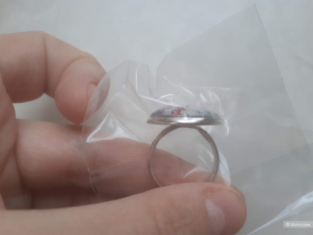 Детское кольцо единорог с цветами