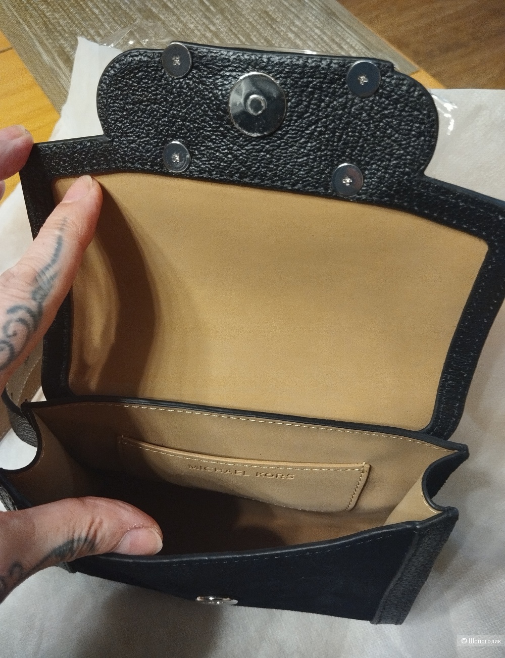 Сумка Michael Kors, поясная, 18*5 см, высота 13,5см