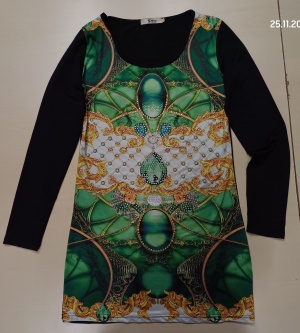 Платье - туника с принтом,Ynika, М, S