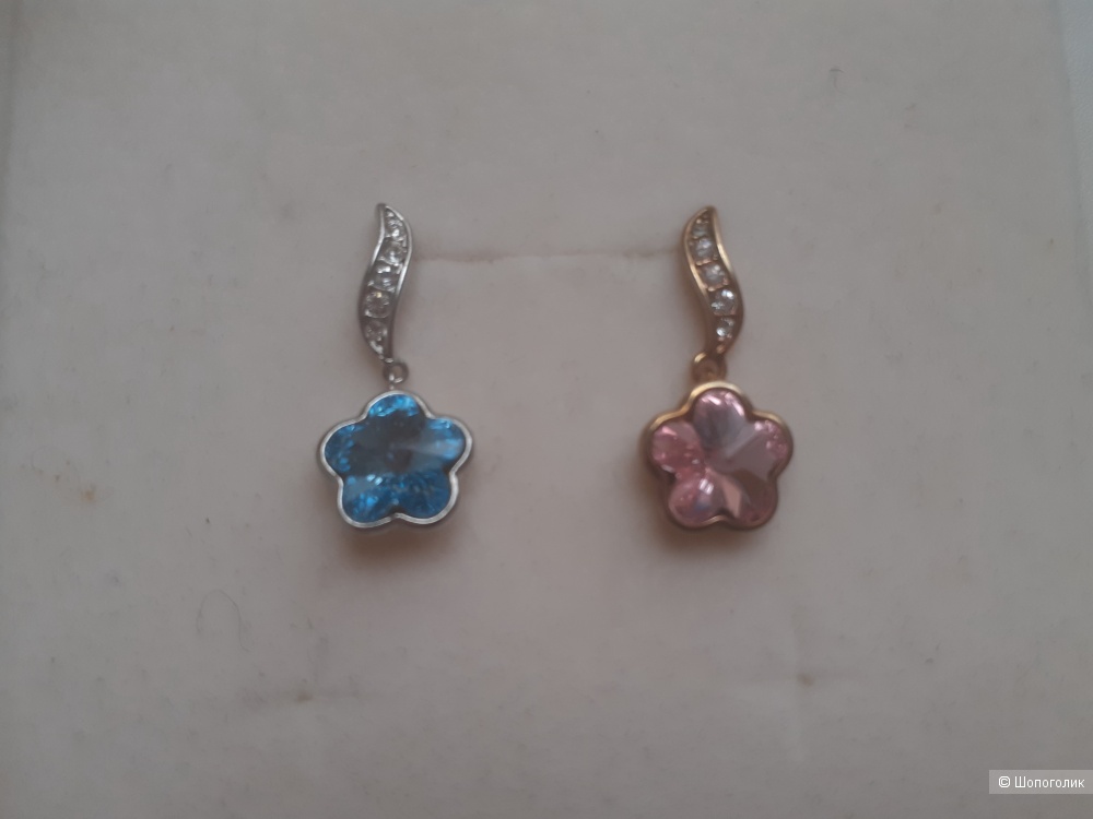 Серьги с кристаллами, Swarovski