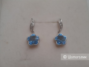 Серьги с кристаллами, Swarovski