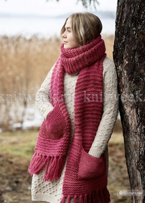 Шарф Papillon rouge