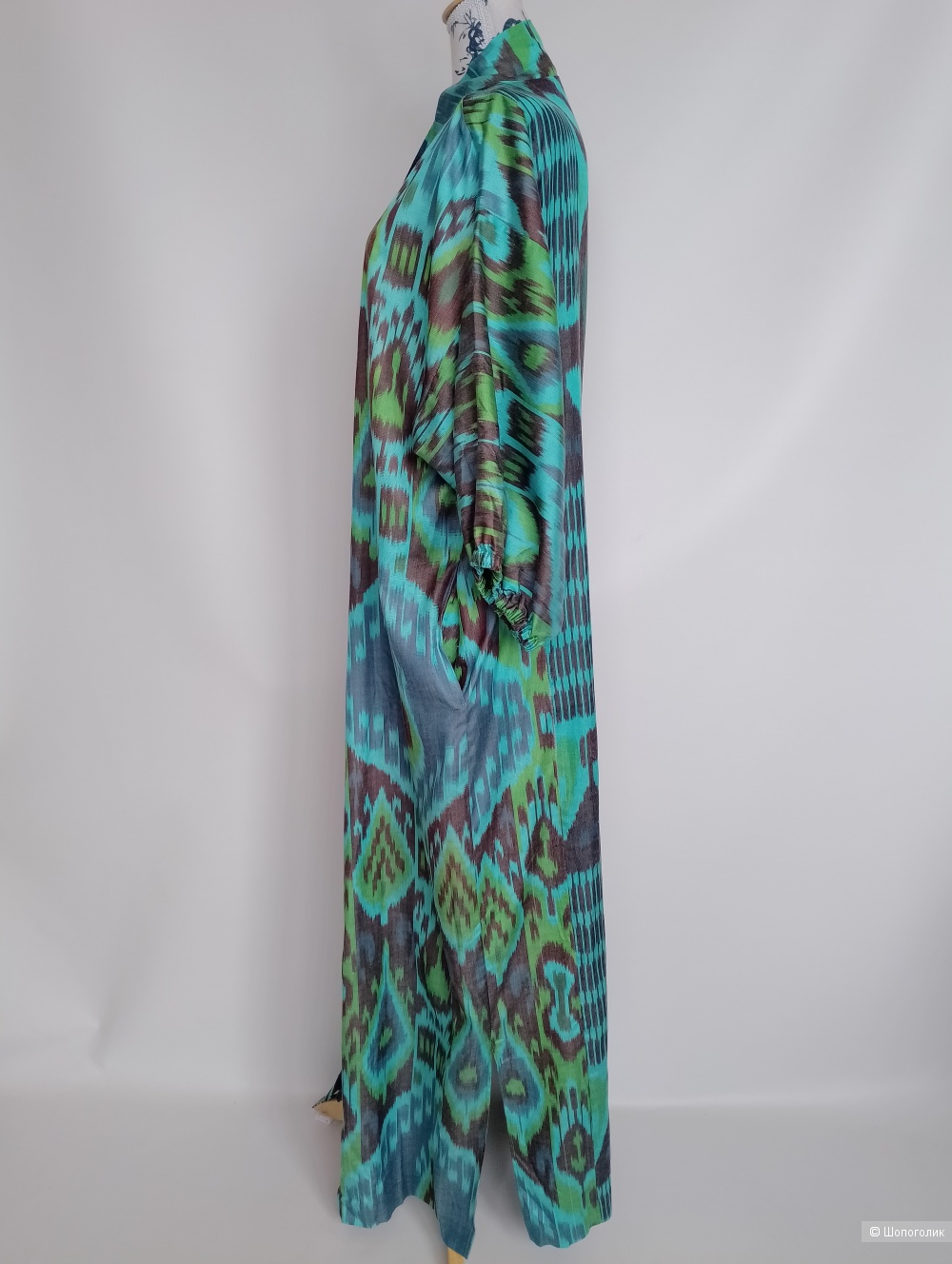 Кимоно чапан Suraya зеленый, one size