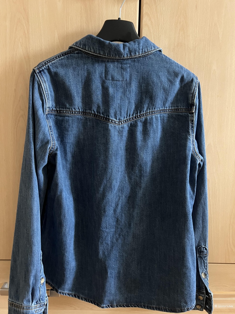 Джинсовая куртка-рубашка ZARA, размер M