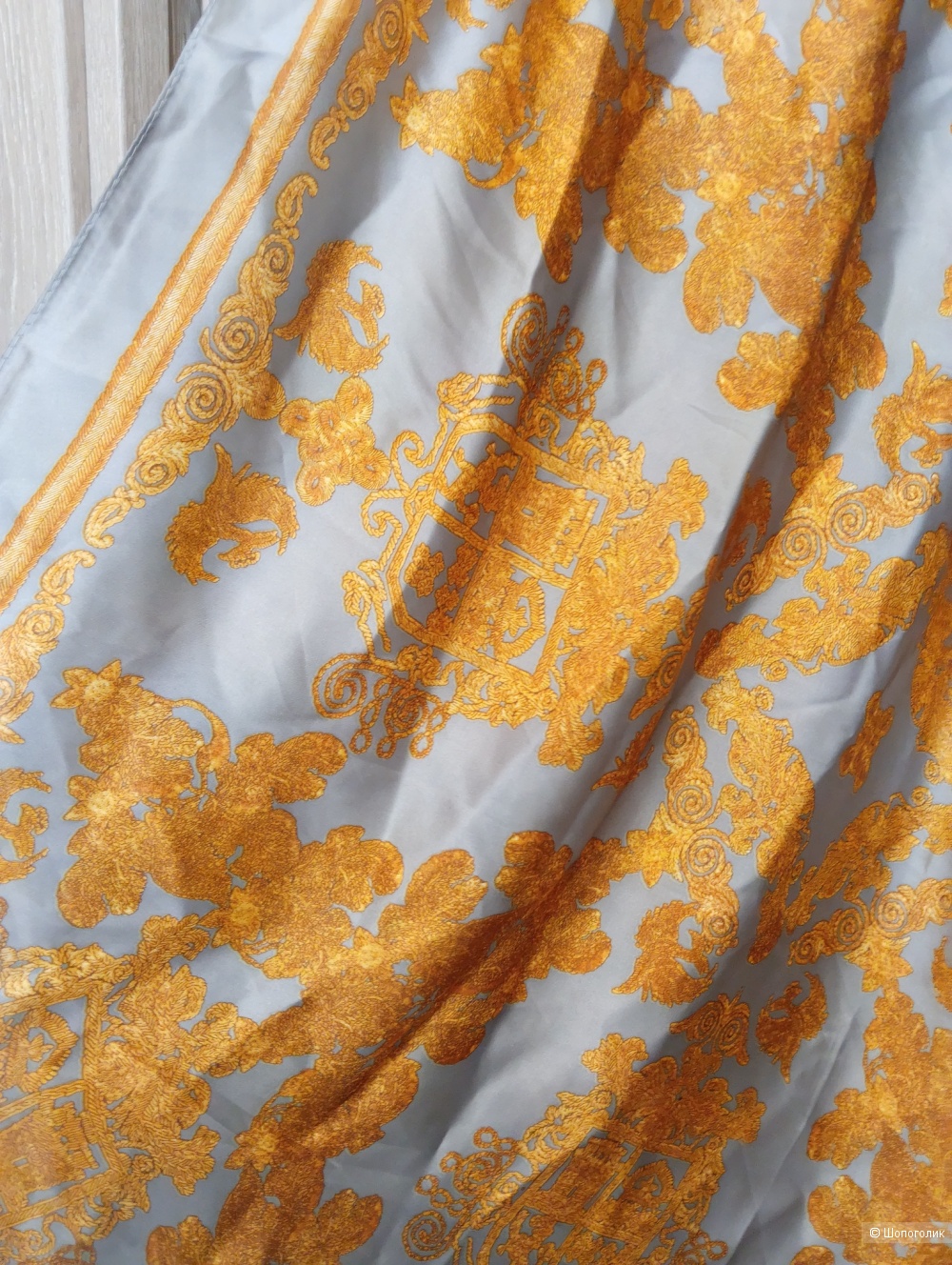 Шёлковый платок палантин 180*80 см, La Manik