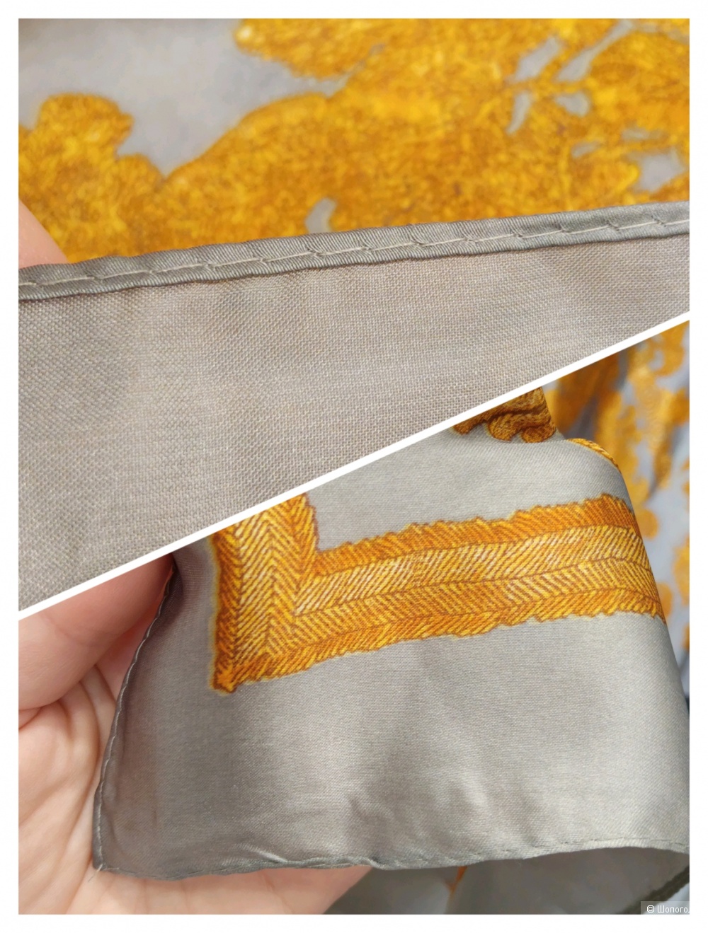 Шёлковый платок палантин 180*80 см, La Manik