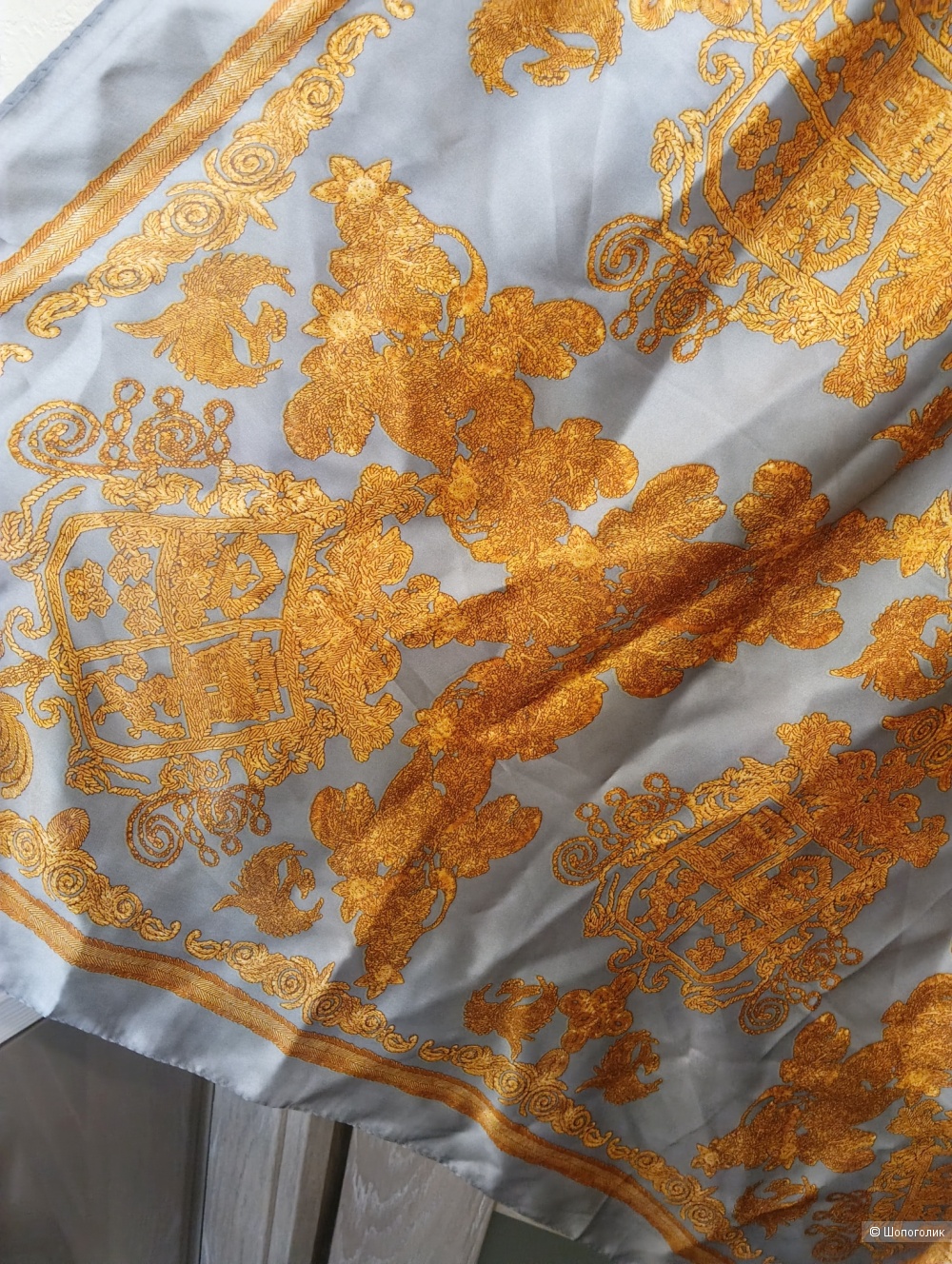 Шёлковый платок палантин 180*80 см, La Manik