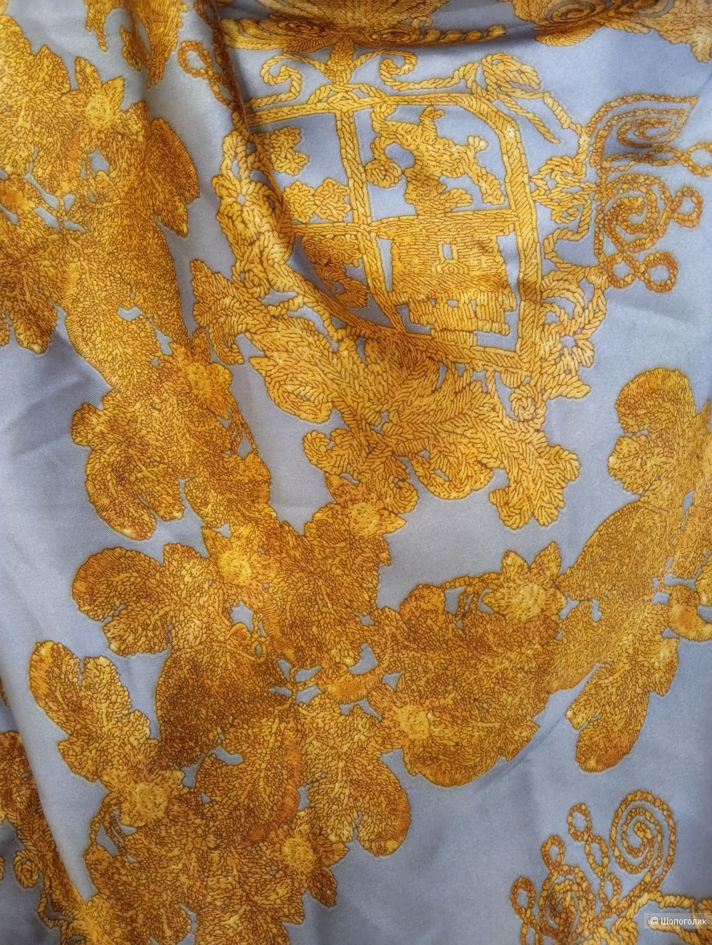 Шёлковый платок палантин 180*80 см, La Manik