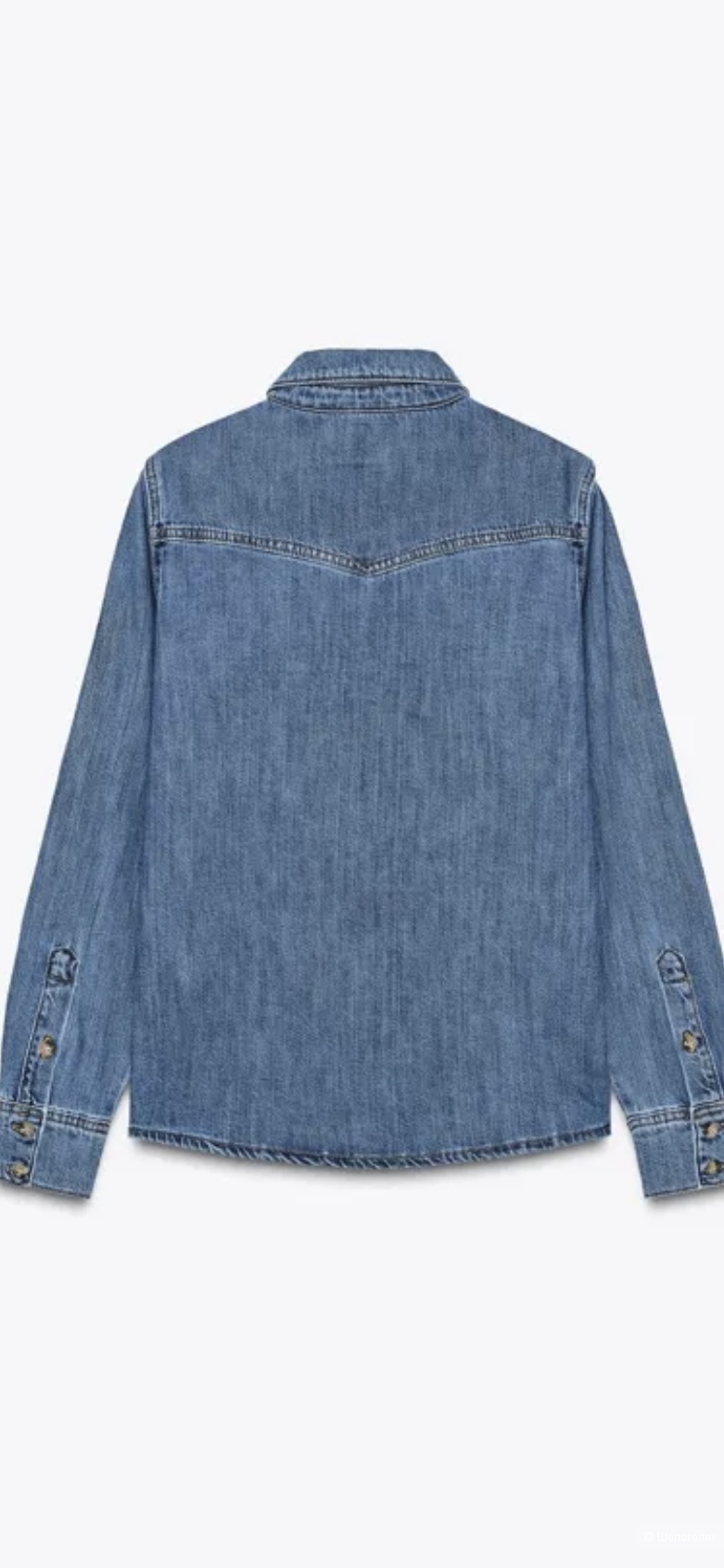 Джинсовая куртка-рубашка ZARA, размер M