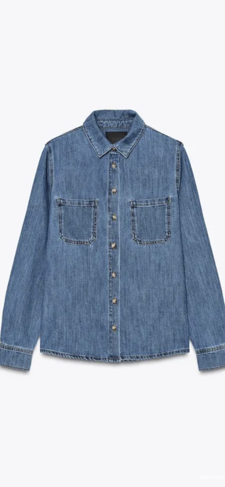 Джинсовая куртка-рубашка ZARA, размер M