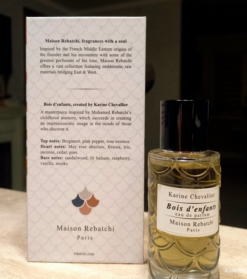 Парфюмерная вода Maison Rebatchi Bois D'enfants