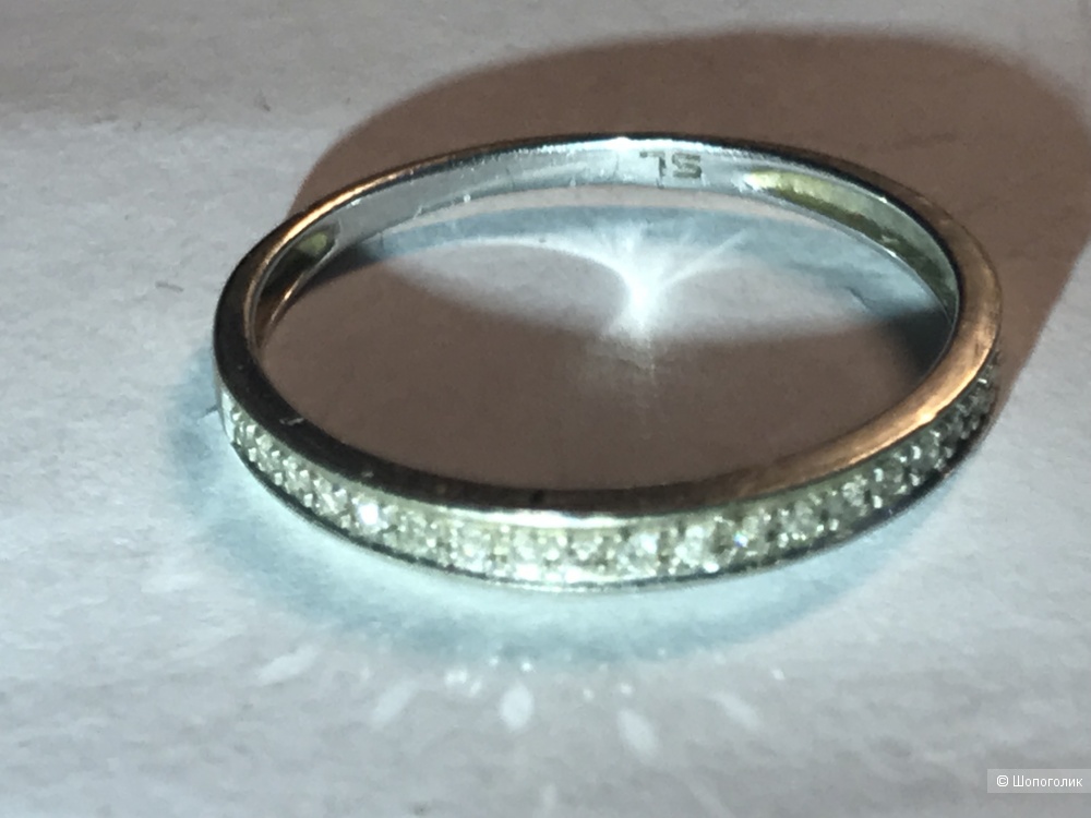 Кольцо золото , 15 размер