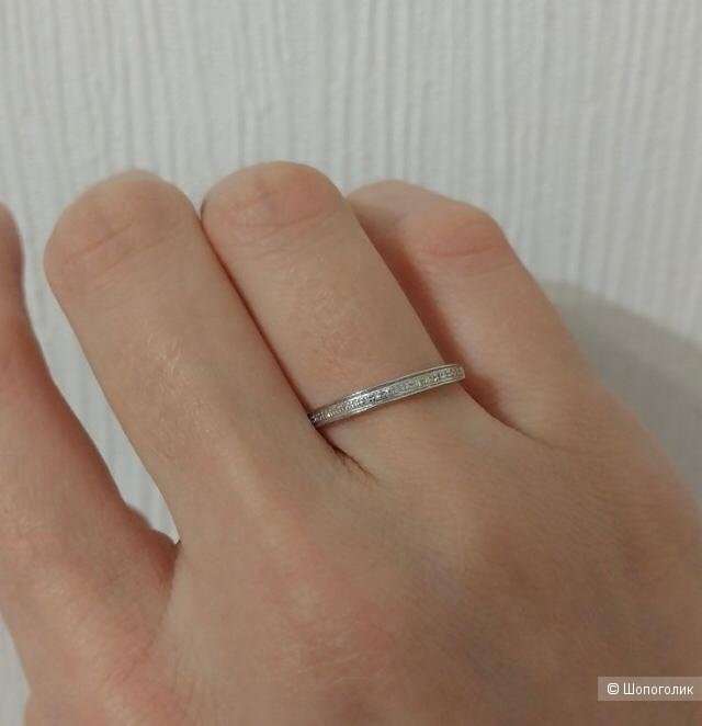 Кольцо золото , 15 размер