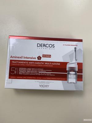 Ампулы от выпадения волос Vichy dercos aminexil, 21 шт.
