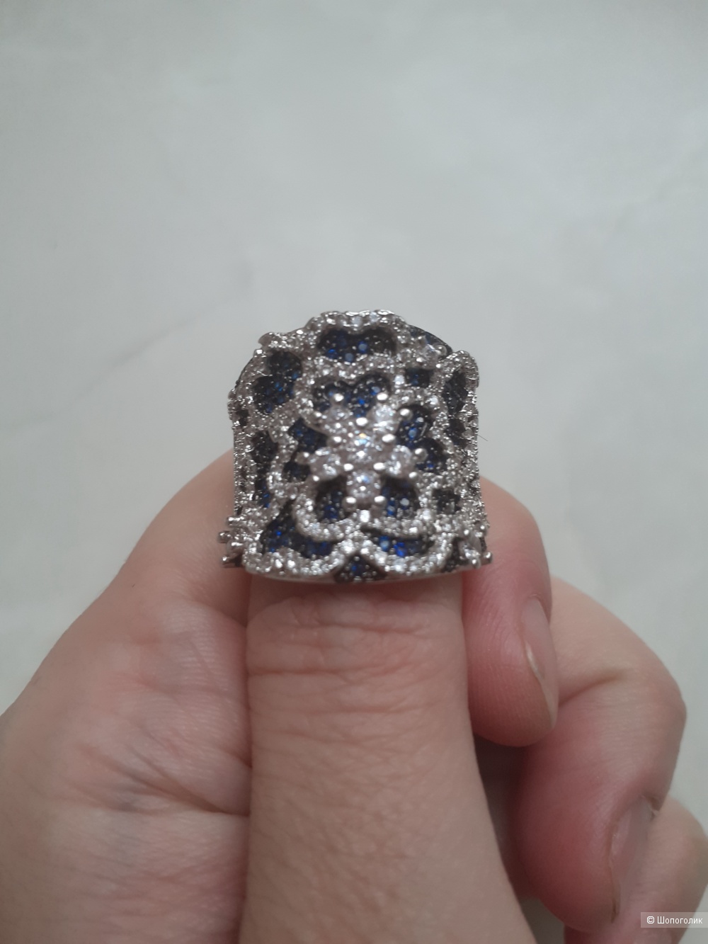 Кольцо шпинель, размер 17